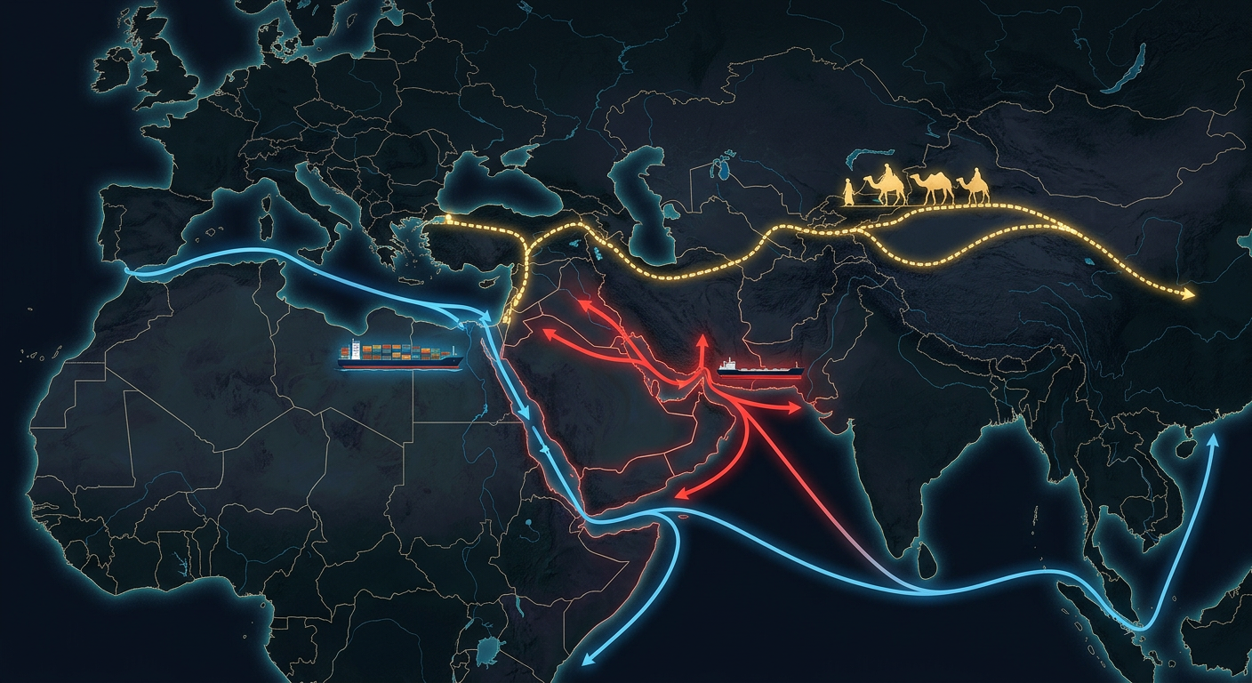 贸易路线与石油通道