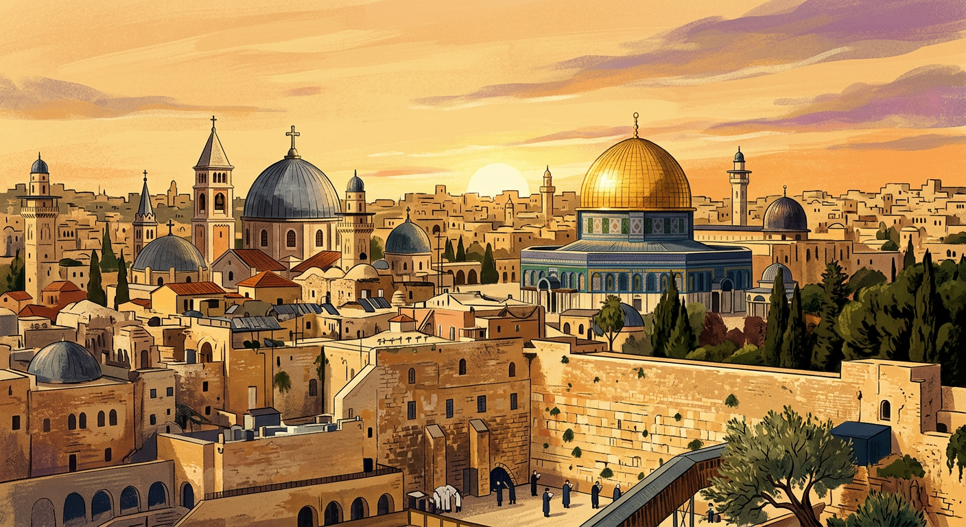 耶路撒冷老城：三教圣地同处一城