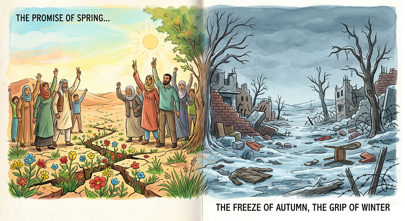 阿拉伯之春从希望到幻灭的季节隐喻