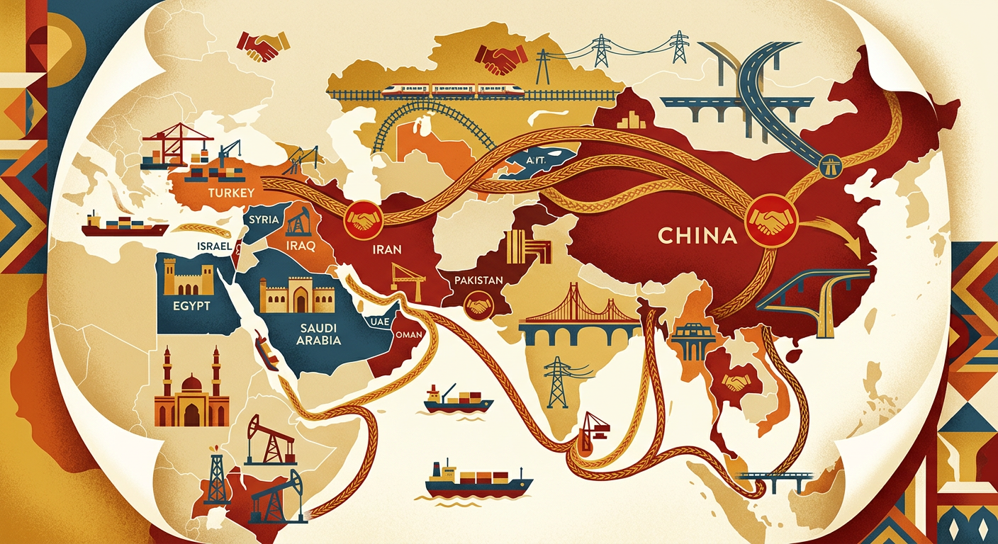 中国在中东的经济布局