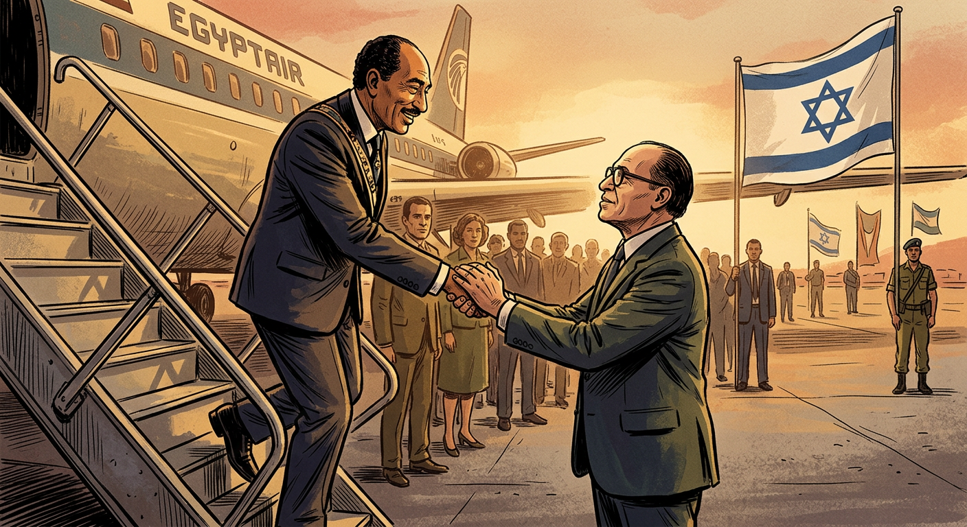 萨达特访问以色列