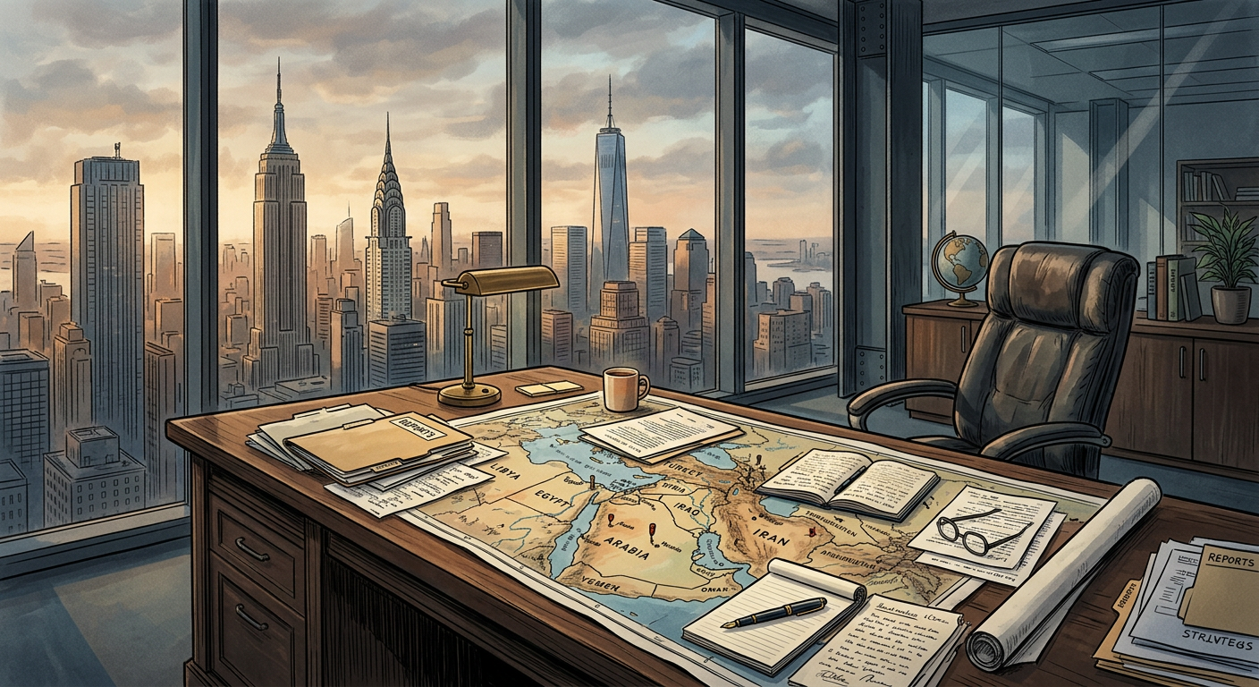 联合国秘书长的办公桌